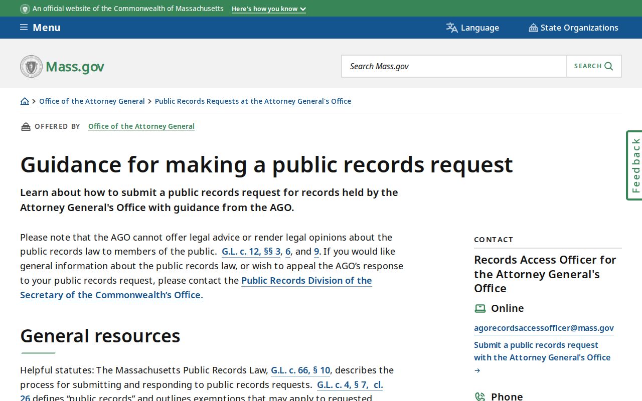 Norwood residents directory Massachusetts public-records request guidance