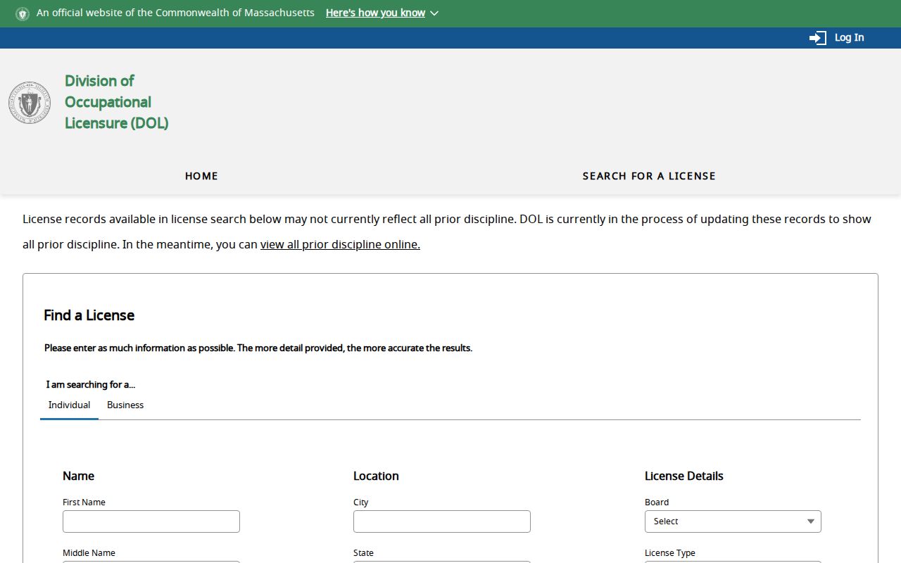 Norwood ZIP directory license search